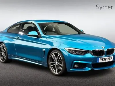 Used BMW 420 M Sport 181 HP (133 kW) 2018 Blue Coupe