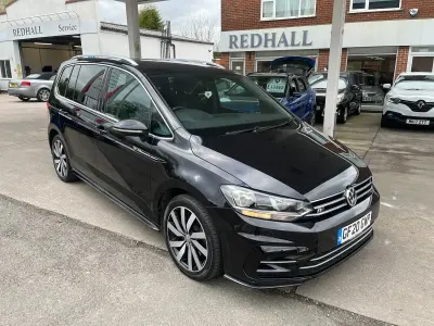 Used VW Touran R-line 150 HP (110 kW) 2020 Black MPV