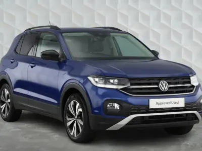 Used VW T-Cross Black Edition 95 HP (69 kW) 2023 Blue SUV