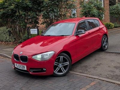 Used BMW 116 Sport Line 2013 Red Hatchback