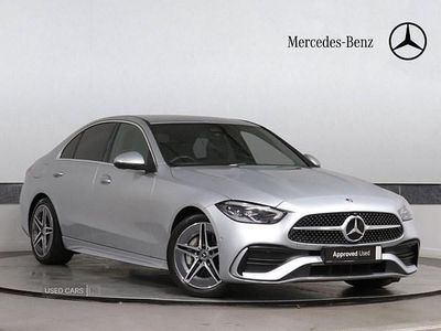 Used Mercedes C200 AMG line 204 HP (150 kW) 2025 Silver Sedan