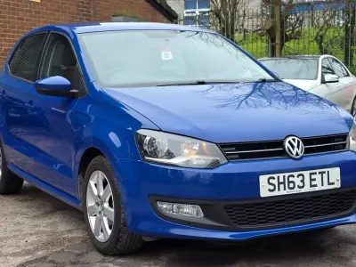 Begagnad VW Polo Edition 60 HK (44 kW) 2013 Blå Halvkombi
