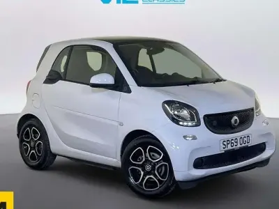 Used Smart ForTwo Electric Drive Prime 60 kW (82 HP) 2019 White Coupe
