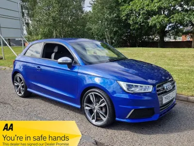 Used Audi S1 Advanced 231 HP (169 kW) 2015 Blue Hatchback