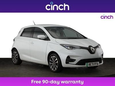 White Used 2021 Renault Zoe GT-Line Hatchback | £10,249 (Fair price)