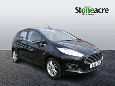 Used Ford Fiesta Zetec 82 HP (60 kW) 2015 Black Hatchback