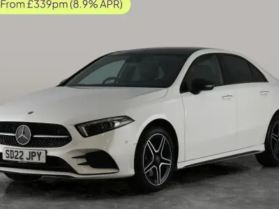 Used Mercedes A250 AMG Line Premium Plus 218 HP (160 kW) 2022 White Sedan