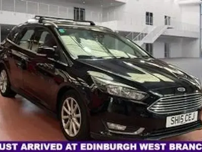 Used Ford Focus Titanium 125 HP (91 kW) 2015 Black Estate