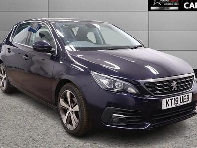 Used Peugeot 308 Allure 130 HP (95 kW) 2019 Blue Hatchback