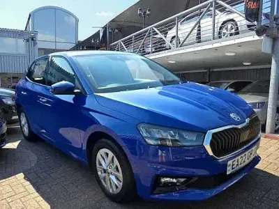 Used Skoda Fabia Comfort 94 HP (69 kW) 2022 Energy blue Hatchback