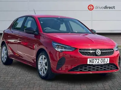 Used Vauxhall Corsa Design Edition 100 HP (73 kW) 2022 Red Hatchback