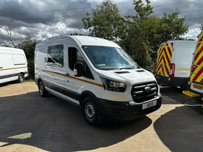 Used Ford Transit 130 HP (95 kW) 2021 White Van