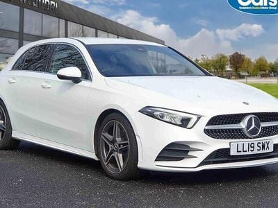 Used Mercedes A220 AMG line 190 HP (139 kW) 2019 White Hatchback