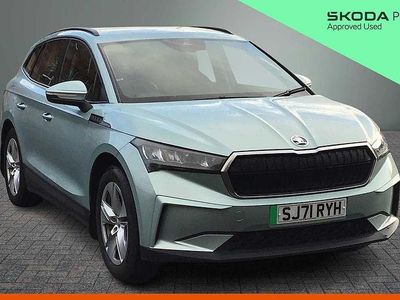 Used Skoda Enyaq iV 97 kW (132 HP) 2022 Arctic silver metallic SUV