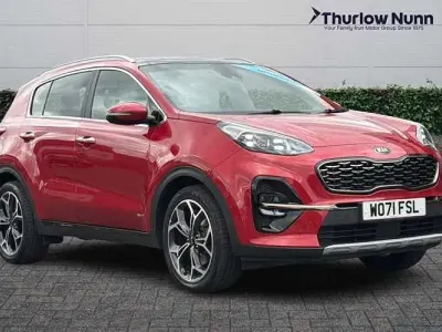 Used Kia Sportage GT-Line S 177 HP (130 kW) 2021 Red SUV