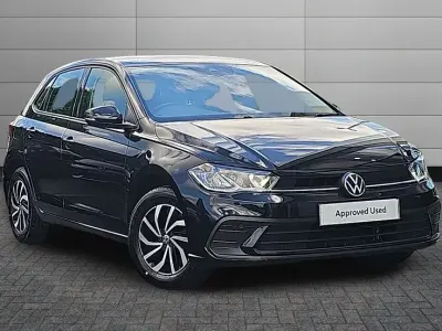 Used VW Polo Life 95 HP (69 kW) 2023 Black Hatchback