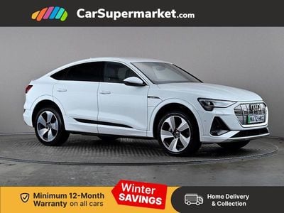 White Used 2022 Audi e-tron S-Line SUV | £22,176 (Good price)