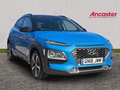 Used Hyundai Kona Premium SE 2018 Blue SUV