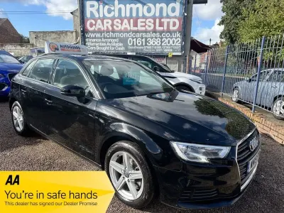 Used Audi A3 Sportback Design 148 HP (108 kW) 2019 Black Hatchback