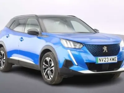 Used Peugeot e-2008 GT 100 kW (136 HP) 2023 Blue SUV