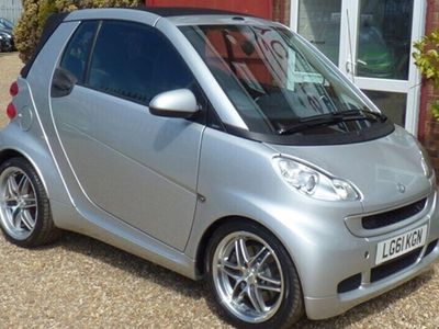 used Smart ForTwo Cabrio (2011/61)Passion Softouch (84bhp) (2010) 2d Auto