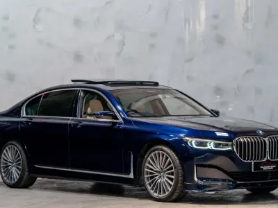 Used BMW 740L Comfort Edition 340 HP (250 kW) 2019 Blue Sedan
