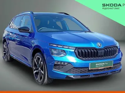 Used Skoda Kamiq Monte Carlo 113 HP (83 kW) 2024 Race blue metallic SUV