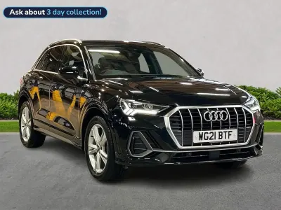 Used Audi Q3 S-Line 150 HP (110 kW) 2021 Black SUV