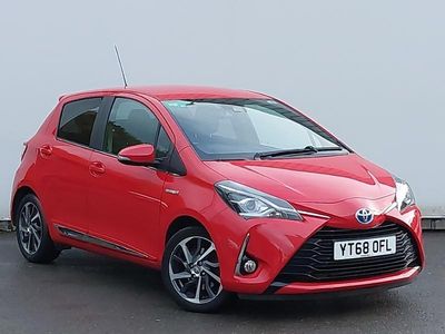 Red Used 2018 Toyota Yaris Hybrid Hatchback | £12,498 (Fair price)