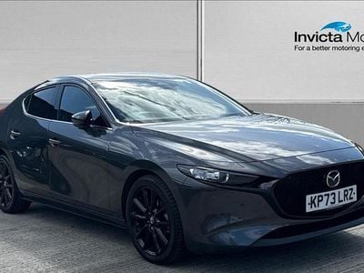 Begagnad Mazda 3 Homura-Line 120 HK (88 kW) 2023 Grå Halvkombi