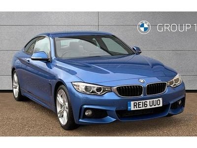 Used BMW 420 M Sport 190 HP (139 kW) 2016 Blue Coupe