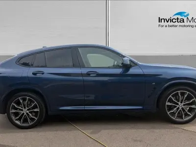 Used BMW X4 M Sport 265 HP (194 kW) 2019 Phytonic blue metallic SUV