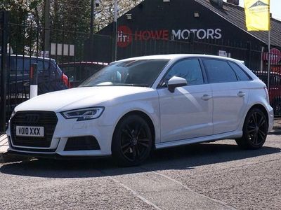 Used Audi A3 S-Line 150 HP (110 kW) 2018 White Sedan