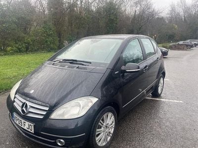 Used Mercedes A150 Elegance 95 HP (69 kW) 2009 Black Hatchback