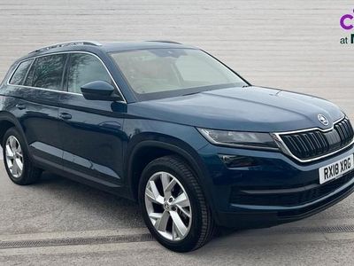 Used Skoda Kodiaq 150 HP (110 kW) 2018 Blue SUV