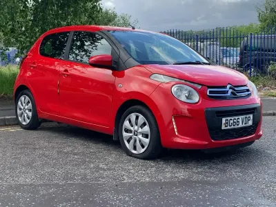 Used Citroën C1 Feel 82 HP (60 kW) 2016 Red Hatchback