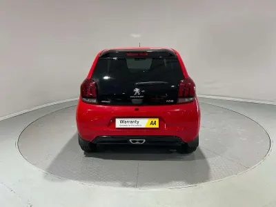 Used Peugeot 108 GT-line 82 HP (60 kW) 2016 Red Hatchback