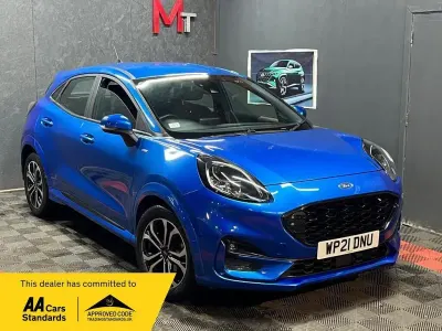 Used Ford Puma ST-Line 125 HP (91 kW) 2021 Blue SUV