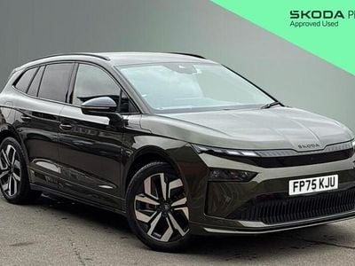 Used Skoda Enyaq iV SportLine 210 kW (286 HP) 2025 Olive green metallic SUV