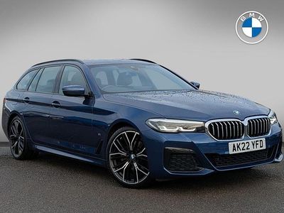 Blue Used 2022 BMW 520 M Sport Estate | £29,984 (A bit pricey)