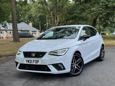 Used Seat Ibiza FR Sport 110 HP (80 kW) 2021 White Hatchback