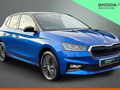 Race blue metallic black magic pearl effect Used 2025 Skoda Fabia Design Edition Hatchback | £17,500 (Fair price)