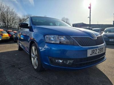Used Skoda Rapid Sport 105 HP (77 kW) 2015 Blue Hatchback