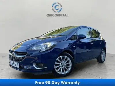 Used Vauxhall Corsa S 100 HP (73 kW) 2019 Blue Hatchback