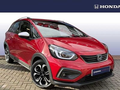 Premium crystal red Used 2020 Honda Jazz Hybrid Hatchback | £18,950 (Expensive)