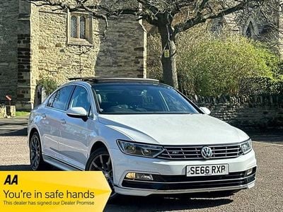 Used VW Passat R-line 2017 White Sedan