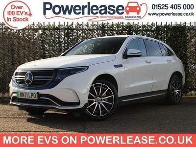 Used Mercedes EQC400 AMG line 300 kW (408 HP) 2021 White SUV