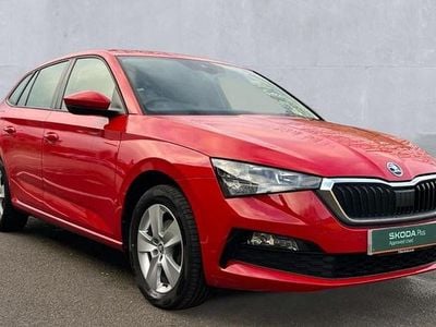 Corrida red Used 2021 Skoda Scala SE Hatchback | £11,790 (Fair price)