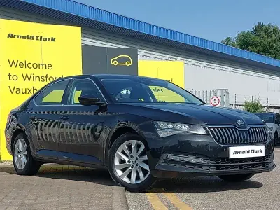 Used Skoda Superb SE 150 HP (110 kW) 2023 Black Hatchback