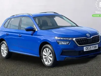 Used Skoda Kamiq 95 HP (69 kW) 2021 Blue SUV